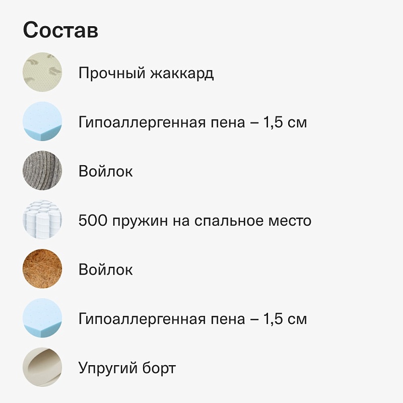 Матрас Perrino Намуро (80х190)